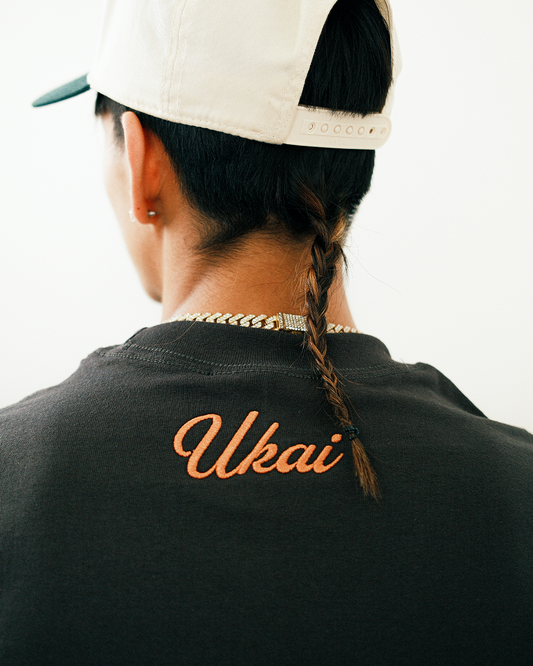 Unisex Box Fit | Charcoal & Burnt Orange